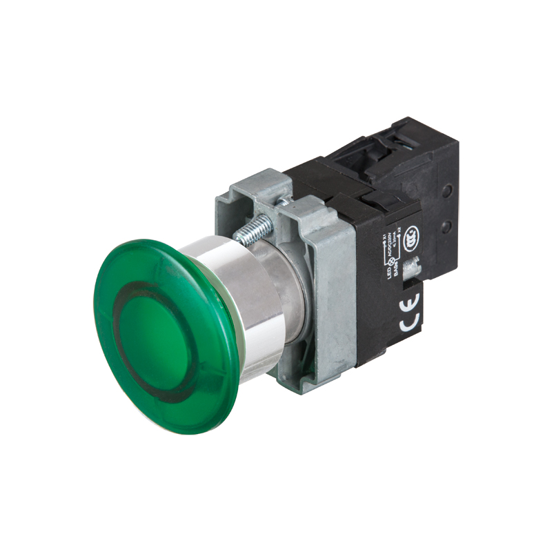 帶燈蘑菇頭按鈕